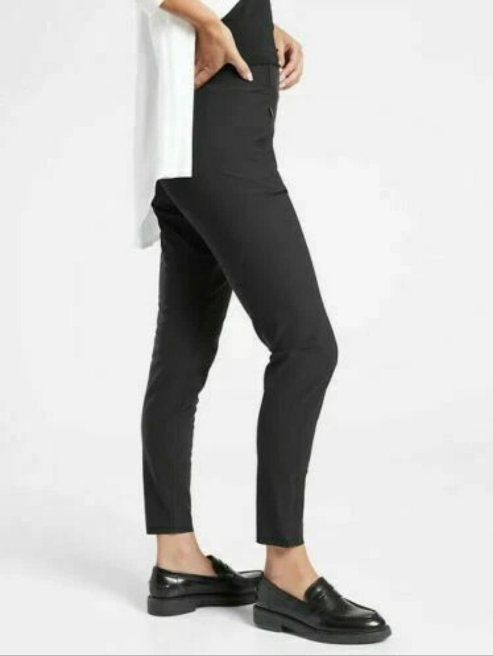 Athleta Stellar Tight Black Ankle Pants 4